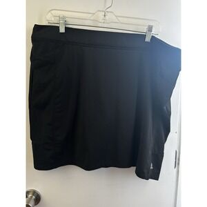 Adidas‎ Skort Black Athletic Golf Tennis Skirt Shorts Activewear